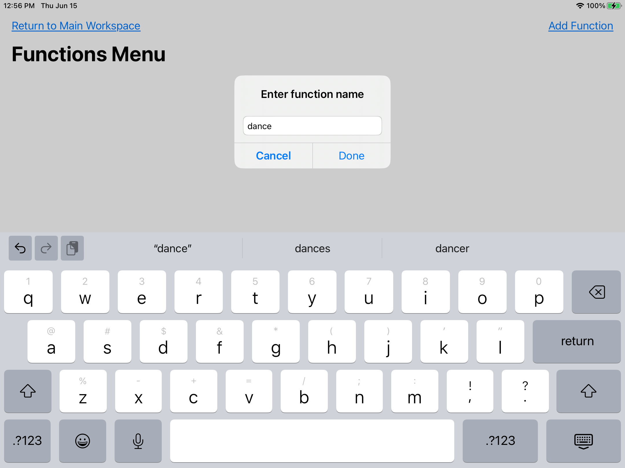 Name Function 